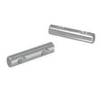 vidaXL Écrou 2 pcs Zincé 60 x 12 mm Fer, Écrou en métal Durable, résistant à la Corrosion, Parfait pour Vos projets d'amélioration à la Maison
