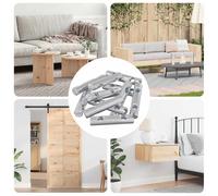 vidaXL Écrou 413 pcs Zincé 60 x 12 mm Fer