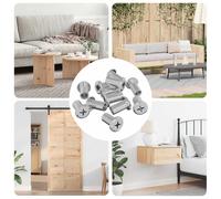 vidaXL Ecrou de verrouillage 3673 pcs Argenté Acier