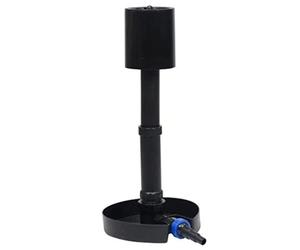 vidaXL Ecumoire de Surface d'Etang sur Pied Nettoyeur de Surface d'Eau Nettoyage Feuilles Brindilles Poussière Réduction des Algues Noir