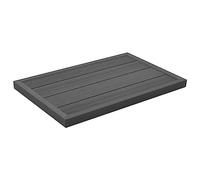 vidaXL Élément de Plancher Douche Solaire Échelle de Piscine WPC Paillasson