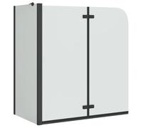 vidaXL Enceinte de Douche Noir 120 x 68 x 130 cm