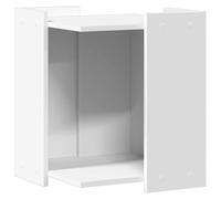 vidaXL Enceinte pour bac à litière pour Chat Blanc 42 x 42 x 51 cm