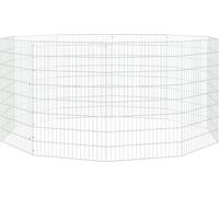 Vidaxl Cage À Lapin 10 Panneaux 54x80 Cm Fer Galvanisé