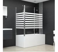 vidaXL Enclos de bain Cabine de douche 146226 – Verre 120x68x130 cm, fixation murale