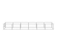 Chenil Argenté 6 M² Acier