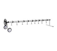 Enrouleur de Bâche de Piscine avec Base en Acier Inoxydable Extérieur vidaXL