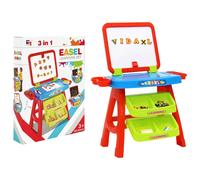 Vidaxl Ensemble 3 En 1 De Chevalet Et Bureau D'apprentissage Enfant