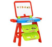 Vidaxl Ensemble 3 En 1 De Chevalet Et Bureau D'apprentissage Enfant