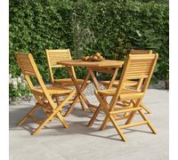 Vidaxl Ensemble À Dîner De Jardin 5 Pcs Bois De Teck Massif