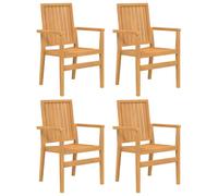 Vidaxl Ensemble À Dîner De Jardin 5 Pcs Bois De Teck Massif