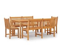 Vidaxl Ensemble À Dîner De Jardin 5 Pcs Bois De Teck Massif