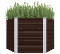 Vidaxl Ensemble À Manger De Jardin Et Coussins 17 Pcs Marron Rotin