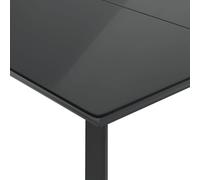 Ensemble de Bistro et Coussins Table 3 pcs Gris Clair Résine Tressée vidaXL