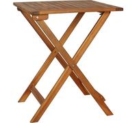 vidaXL Ensemble bistrot 3 pièces pliable avec coussins en bois massif d'acacia