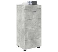 vidaXL Ensemble meubles de salle de bain TULUM Gris béton – vanité rectangulaire, bois d'ingénierie