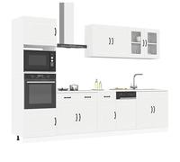 Vidaxl Ensemble D'armoires Cuisine 7pcs Kalmar Blanc Bois D'ingénierie Blanc