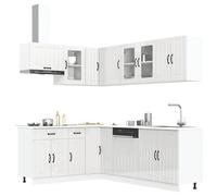 vidaXL Ensemble d'armoires de cuisine 11 pcs Lucca bois d'ingénierie