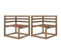 Vidaxl Ensemble D'armoires De Cuisine 14 Pcs Porto Bois D'ingénierie Marron