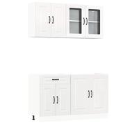 vidaXL Ensemble d'armoires de cuisine Kalmar 4 pcs Bois d'ingénierie
