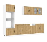 vidaXL Ensemble d'armoires de cuisine Kalmar 7 pcs Bois d'ingénierie