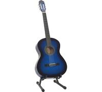 vidaXL Ensemble de 12 guitares classiques pour débutants bleu 4/4 39