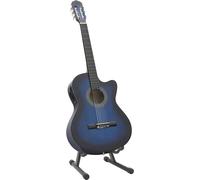 vidaXL Ensemble de 12 guitares western avec égaliseur et 6 cordes bleu