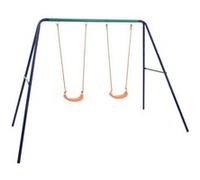 Vidaxl Ensemble De Balançoire 2 Places Acier