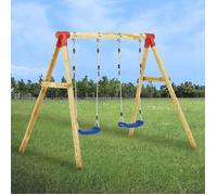 vidaXL Ensemble de balançoire résistante aux UV 230x130x166 cm Bois de pin