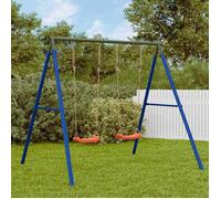 vidaXL Ensemble de balançoire d'extérieur avec 2 balançoires, ensemble de balançoire, jeu d'extérieur, balançoire pour 3283585