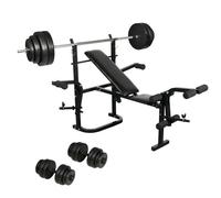 Vidaxl Ensemble De Banc De Musculation
