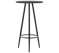 Vidaxl Ensemble De Bar 3 Pcs Tissu Noir