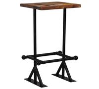 vidaXL Ensemble de bar 3 pièces vieux bois massif multicolore