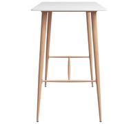 vidaXL Ensemble de bar 5 pcs Blanc