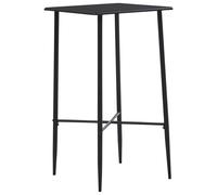 vidaXL Ensemble de bar 5 pièces tissu gris foncé