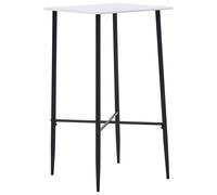 vidaXL Ensemble de bar 5 pièces tissu gris foncé