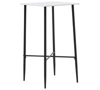 vidaXL Ensemble de bar 5 pièces tissu noir