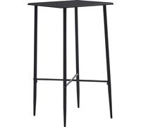 vidaXL Ensemble de bar 5 pièces tissu noir