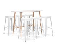 Ensemble de bar 7 pcs Blanc