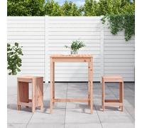 Vidaxl Ensemble De Bar De Jardin 3 Pcs Bois Massif De Douglas