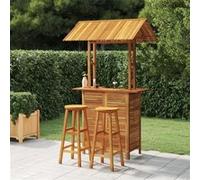 Vidaxl Ensemble De Bar De Jardin 3 Pcs Bois D'acacia Solide
