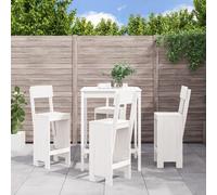 Ensemble de Bar de Jardin Table de Pub Patio 5 pcs Bois de Pin Massif vidaXL