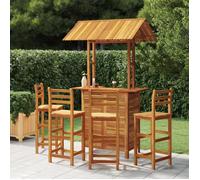 Vidaxl Ensemble De Bar De Jardin 5 Pcs Bois D'acacia Solide