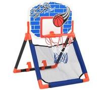 vidaXL Ensemble de Basket Multifonctionnel de Porte et Mur pour Enfants Ensemble de Jeu de Basket-ball Garçons Tout-petits Exterieur G
