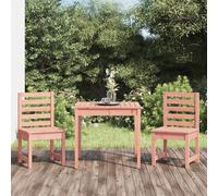 Ensemble de Bistrot de Jardin Meubles Patio 3 pcs Bois de Pin Massif vidaXL