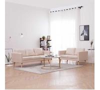 vidaXL Ensemble de Canapé 2 pcs Mobilier de Salon Meuble de Salon Canapé-Lit Sofa de Salon Maison Salle de Séjour Intérieur 276851