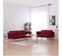 vidaXL Ensemble de Canapé 2 pcs Mobilier de Salon Meuble de Salon Canapé-Lit Sofa de Salon Maison Salle de Séjour Intérieur 276857