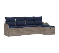 vidaXL Ensemble de canapé de Jardin 5 pc 4-Nombre de Places