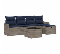 vidaXL Ensemble de canapé de Jardin 6 pc 4-Nombre de Places