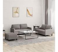 Ensemble de canapés 3 pcs avec coussins Taupe Tissu3201459